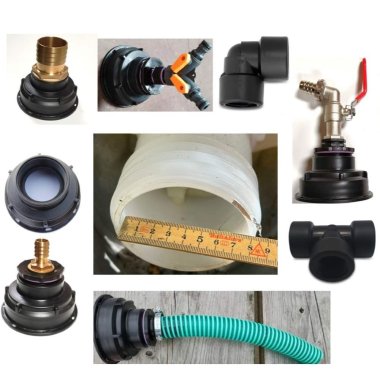 Fittings til 3 tommer palletanke