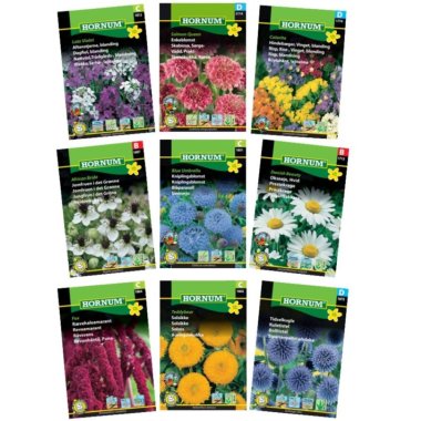 Hornum blomsterfrø - Alfabetisk 