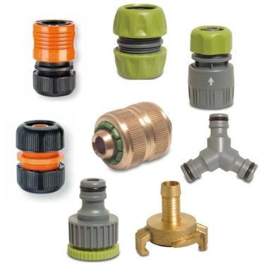 Slangesamlere og fittings til haveslanger  
