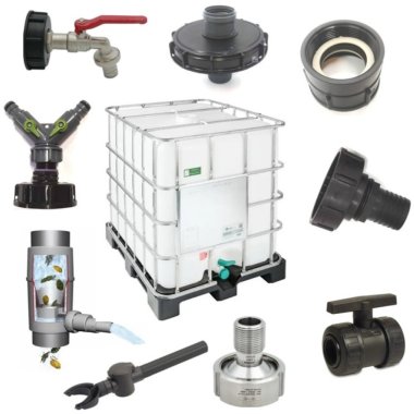 Palletanke, adaptere og nedlbsventiler