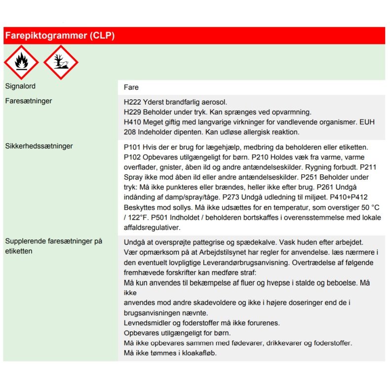 Turbo Jet fluespray fra Trinol. 600 g 