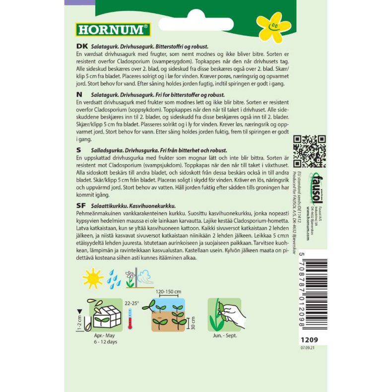 Agurk, Salat, Saladin F1