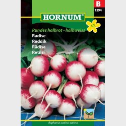 Radise,  Rundes halbrot - halbweiss