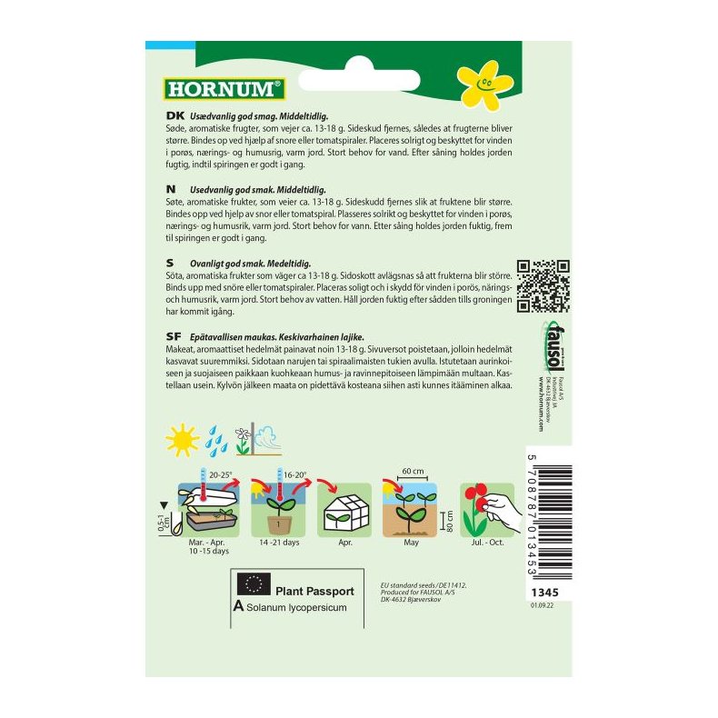 Tomat, Cherry-, Gardener's delight