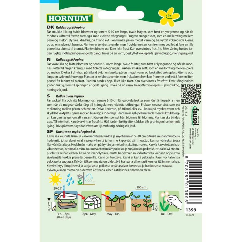 Melon, Pre. Solanum muricatum Aiton