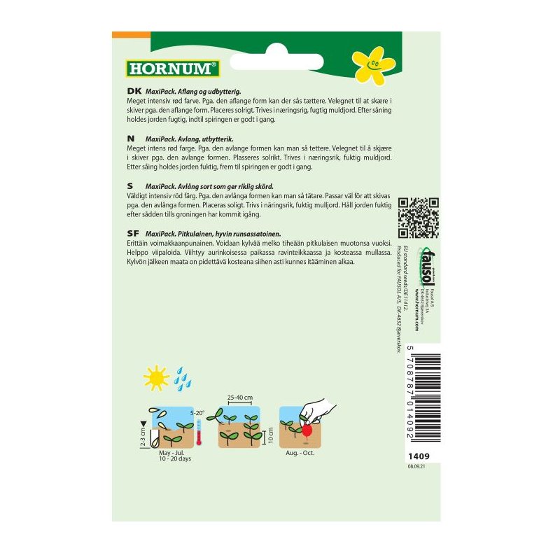 Rdbede, Forono, Maxipack