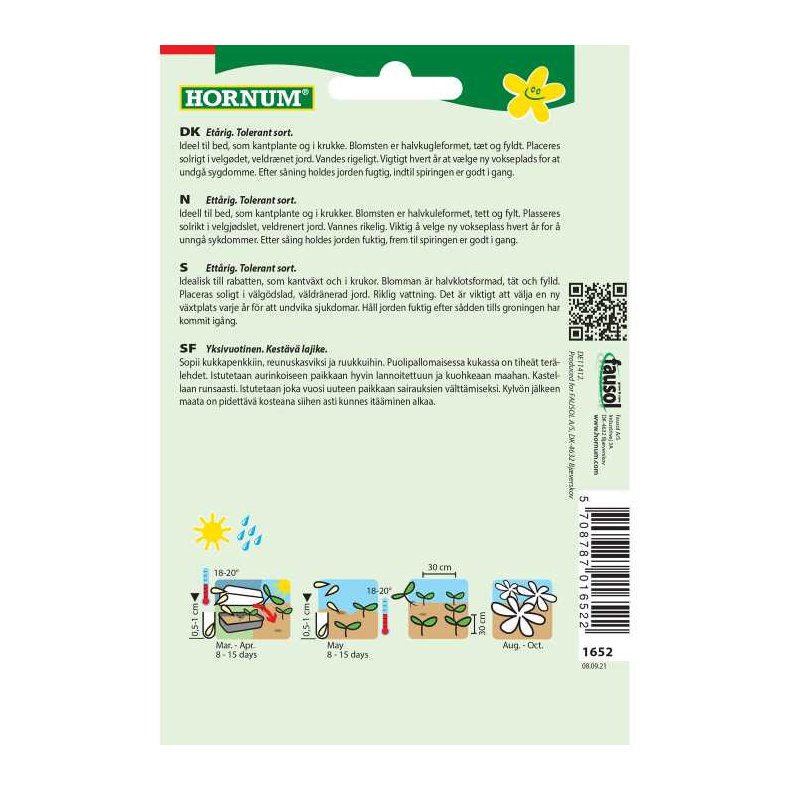 Asters, blomsterfr, Dvrg, blanding, Dwarf