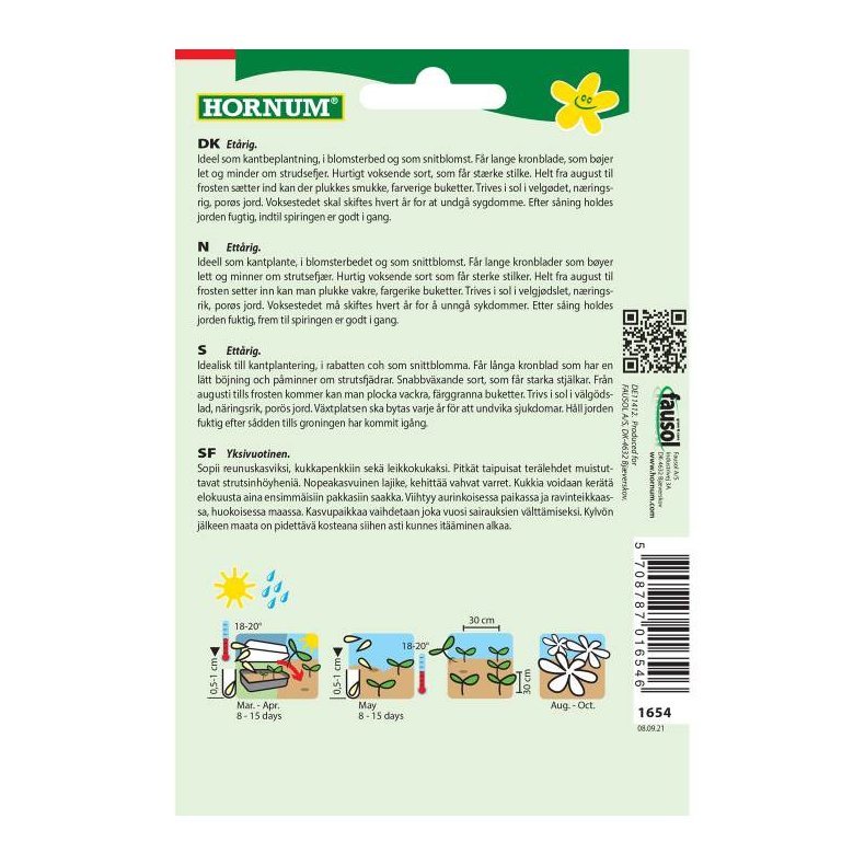 Asters, blomsterfr, Strudsefjer, blanding, Boa