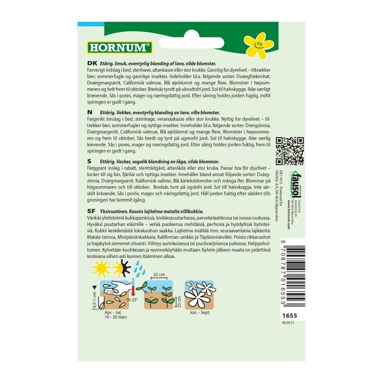 Blomsterfr, Blanding, 1001 Nats Drm