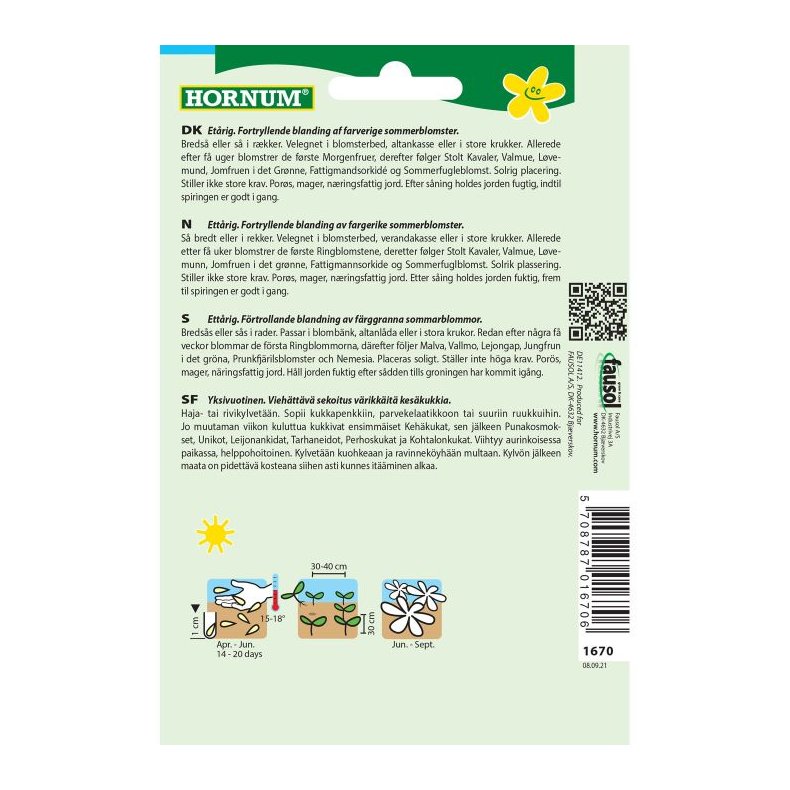 Blomsterblanding, Romantik 