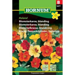 Blomsterkarse, blomsterfr, blanding, Roland