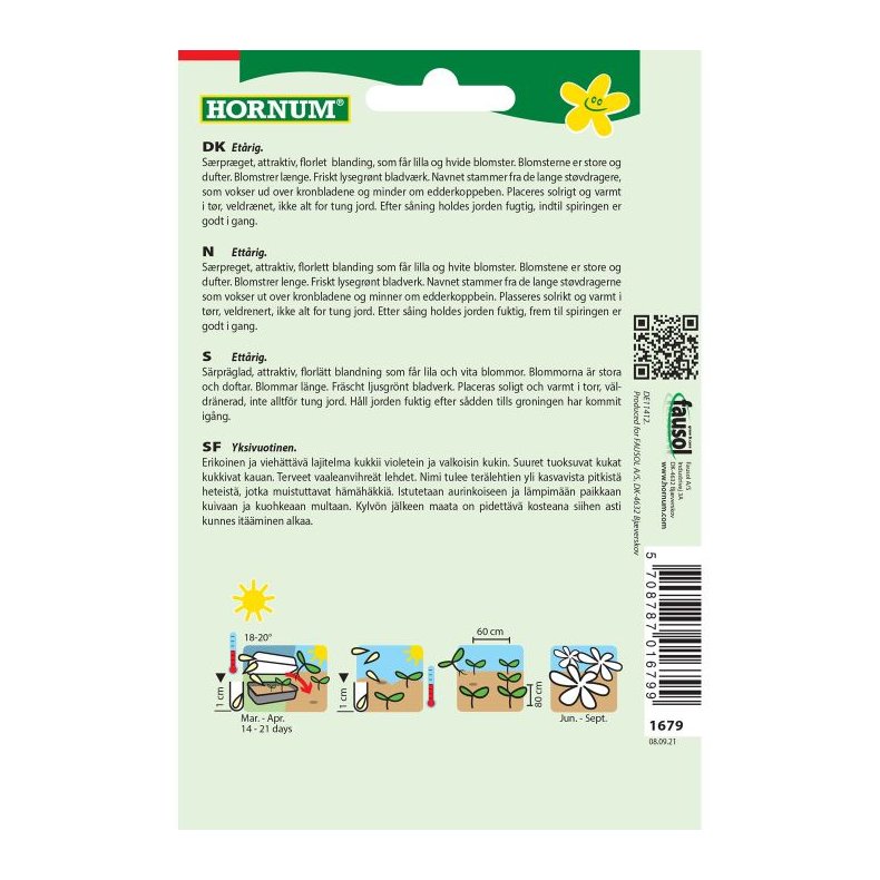 Edderkoppeplante, blomsterfr blanding, Spider