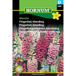 Fingerbl, blomsterfr, blanding, Mervita