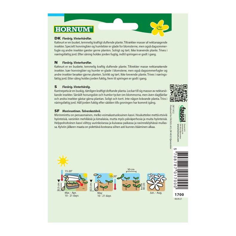 Katteurt, blomsterfr