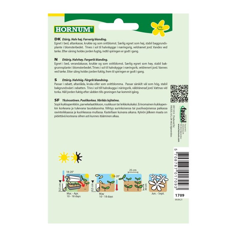 Lvemund, blomsterfr, blanding, Joy