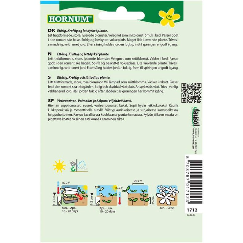 Mamelukrme, blomsterfr, Silver Cup