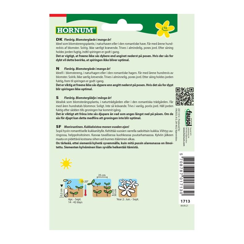 Okseje, blomsterfr, Danish Beauty