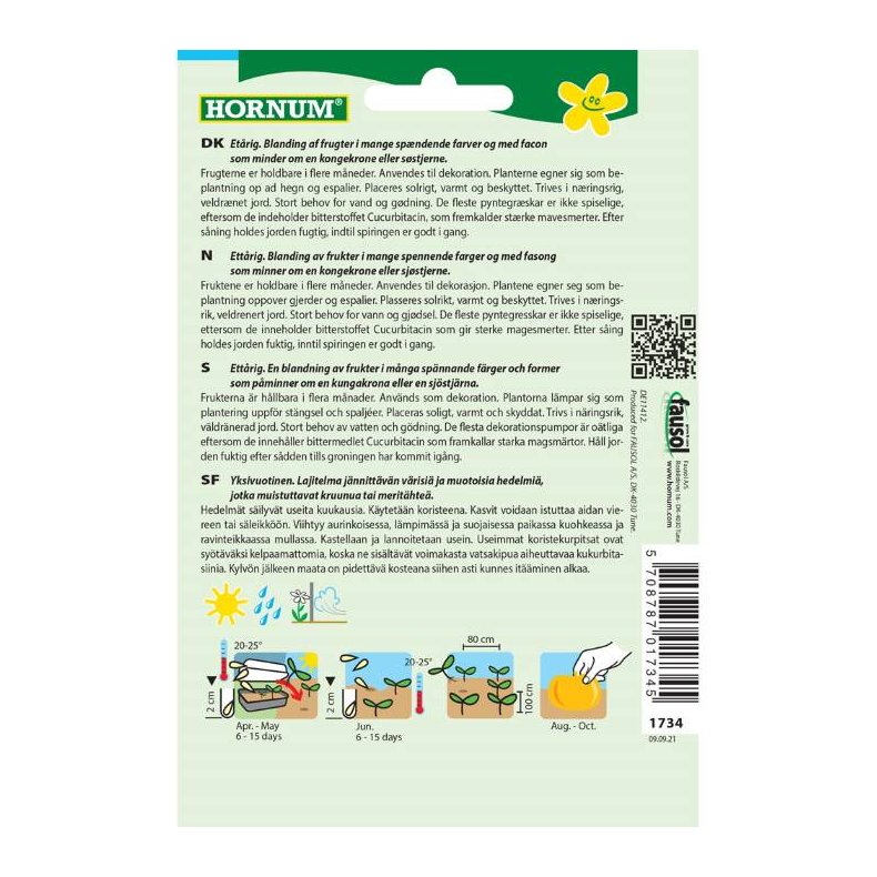 Pyntegrskar, blanding, fr, Star-Mix