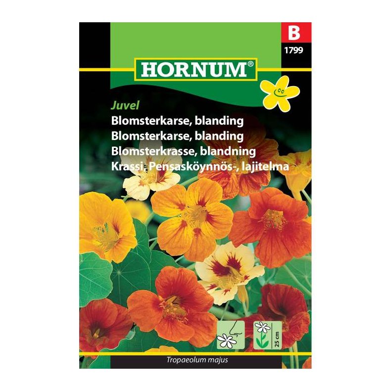 Blomsterkarse, blomstefr blanding, Juvel