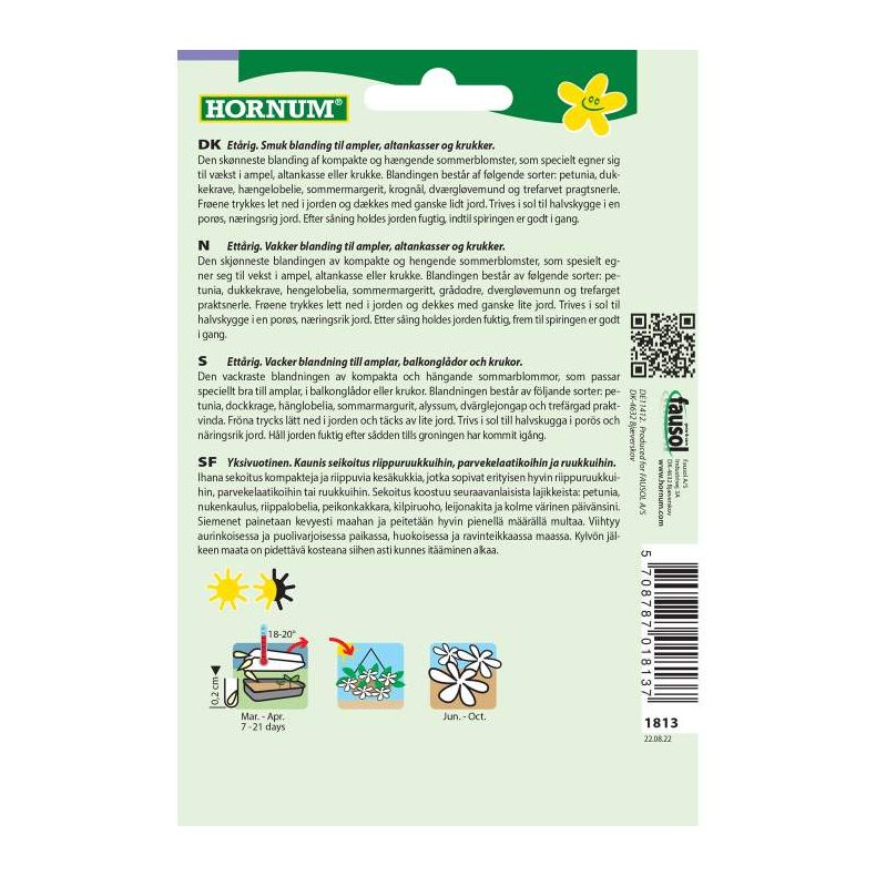 Blanding, blomsterfr til Krukke, Amsterdam