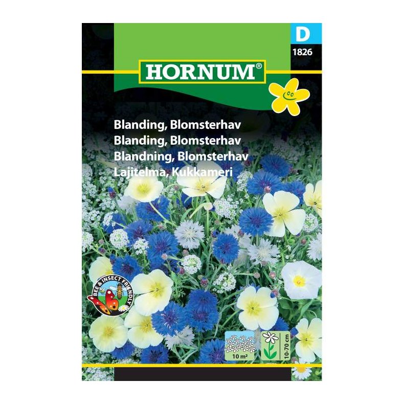 Blomsterhav, blomsterfr, Blanding