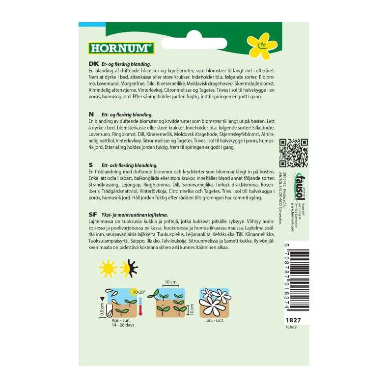 Blomsterfr, Blanding, Duft 1