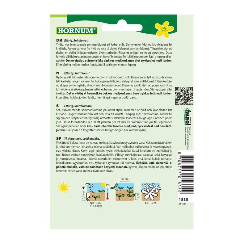 Mlleblomst, blomsterfr, Spinkel, Tiny Clark