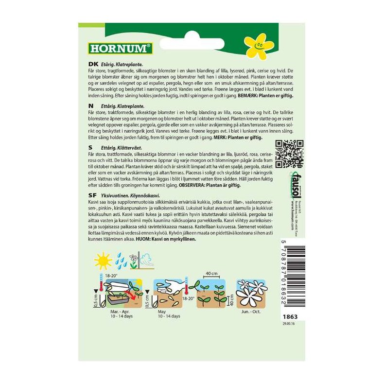 Pragtsnerle, blomsterfr, blanding