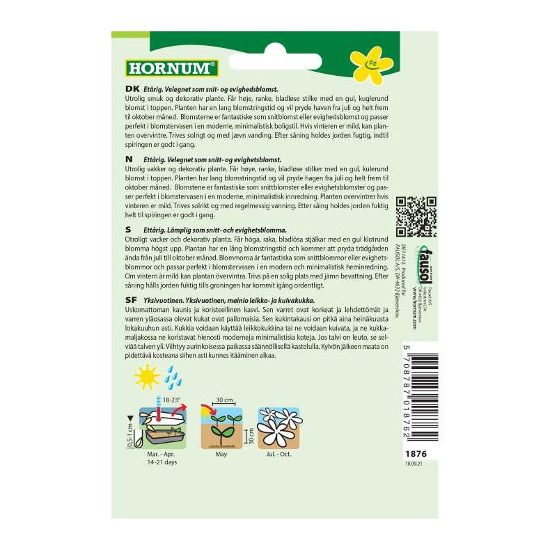 Trommestik, blomsterfr