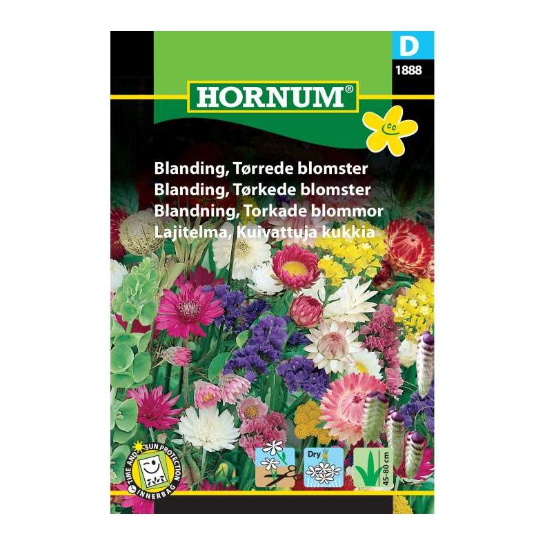 Blomsterblanding, til trrede blomster