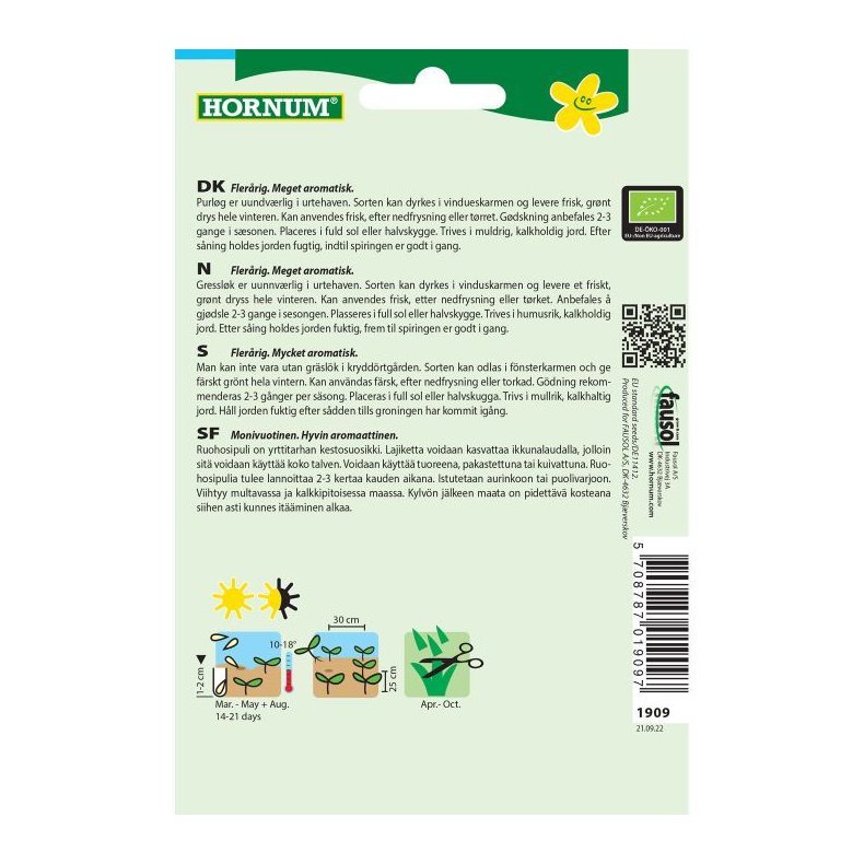 kologisk Purlg, krydderurtefr, Polyvit