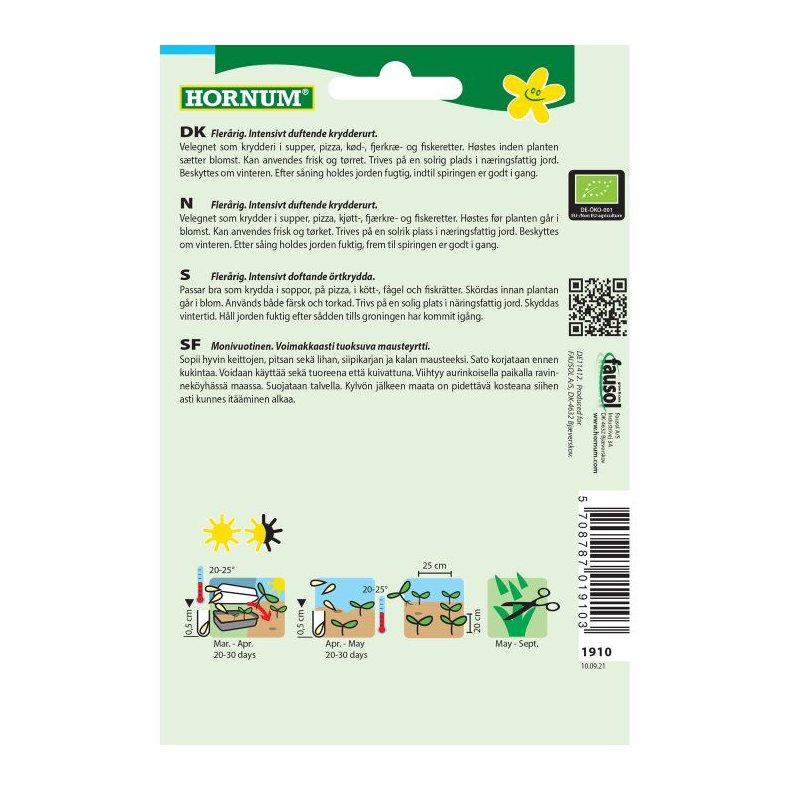 kologisk Timian, krydderurtefr