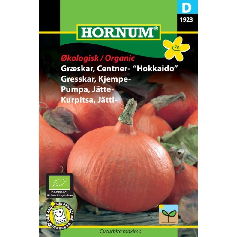 kologisk grskar, kmpe, grntsagsfr, Cucurbita maxima