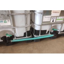 32mm slangest til 2  palletanke 1" gevind. Uden hane