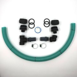 32mm slangest til 2  palletanke 1" gevind. Uden hane