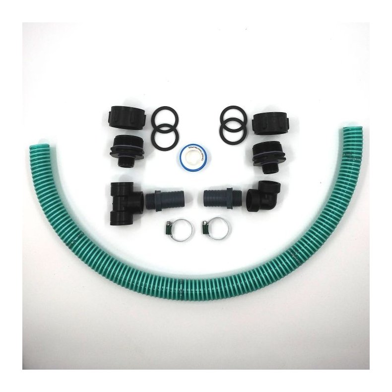 32mm slangest til 2  palletanke 1" gevind. Uden hane