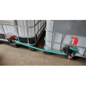 25mm slangest til 2 palletanke 3/4