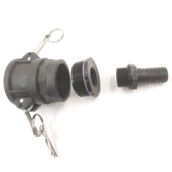 Camlock C kobling 2" hun-del x 25mm slangestuds