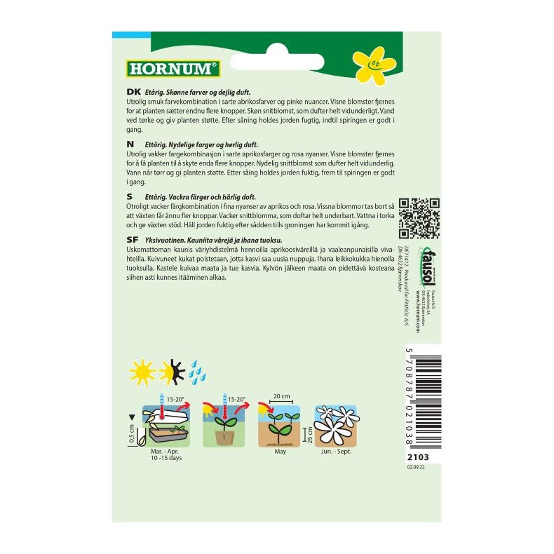 Floks, blomsterfr, Sommer, blanding, Cecily-Mix