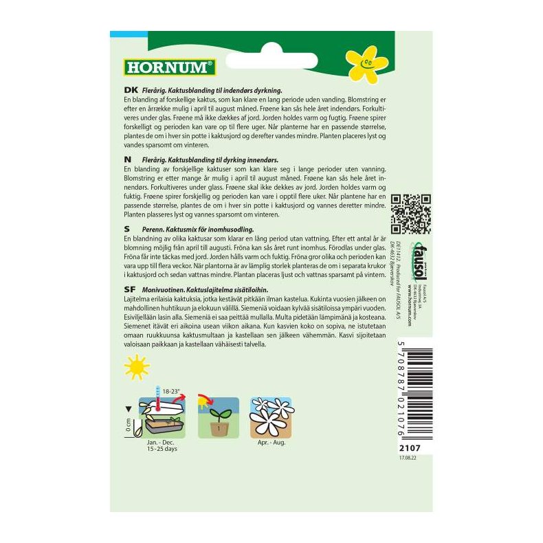 Kaktus, fr, blanding