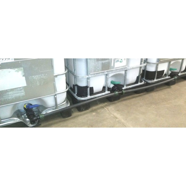 Sammenkobling 3 palletanke med 32mm PEL rr. Uden hane