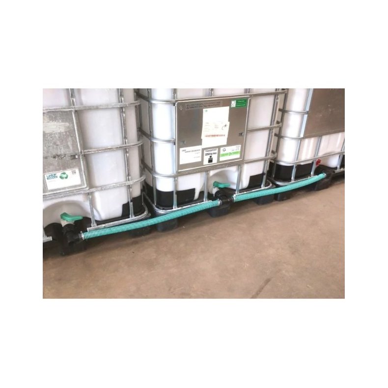 32mm slanges�t til 3 palletanke med 3" studser. 1" gevindfittings. Uden hane