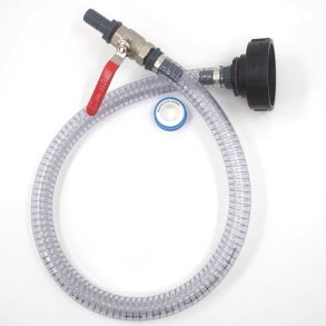  25mm armeret aftapningsslange med 3