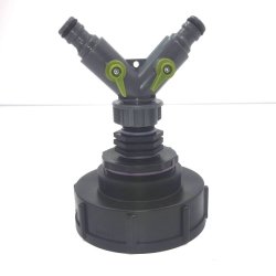 IBC adapter 3" S100X8 med 2 vejshane