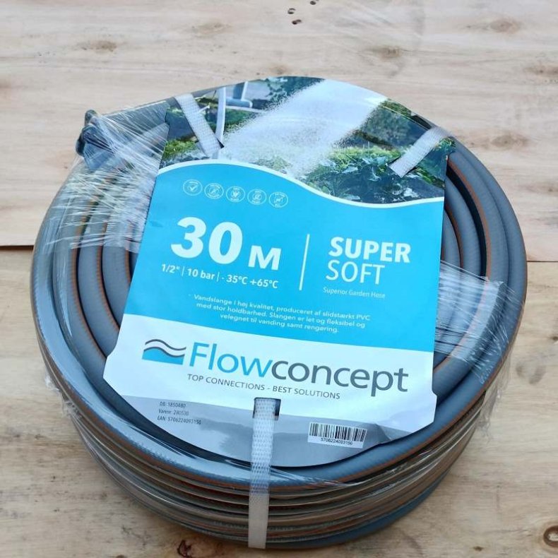 Flowconcept Vandslange Super Soft 30 meter 1/2" 