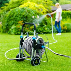 Professionel  Slangevogn fra Flopro. Komplet-30 m.