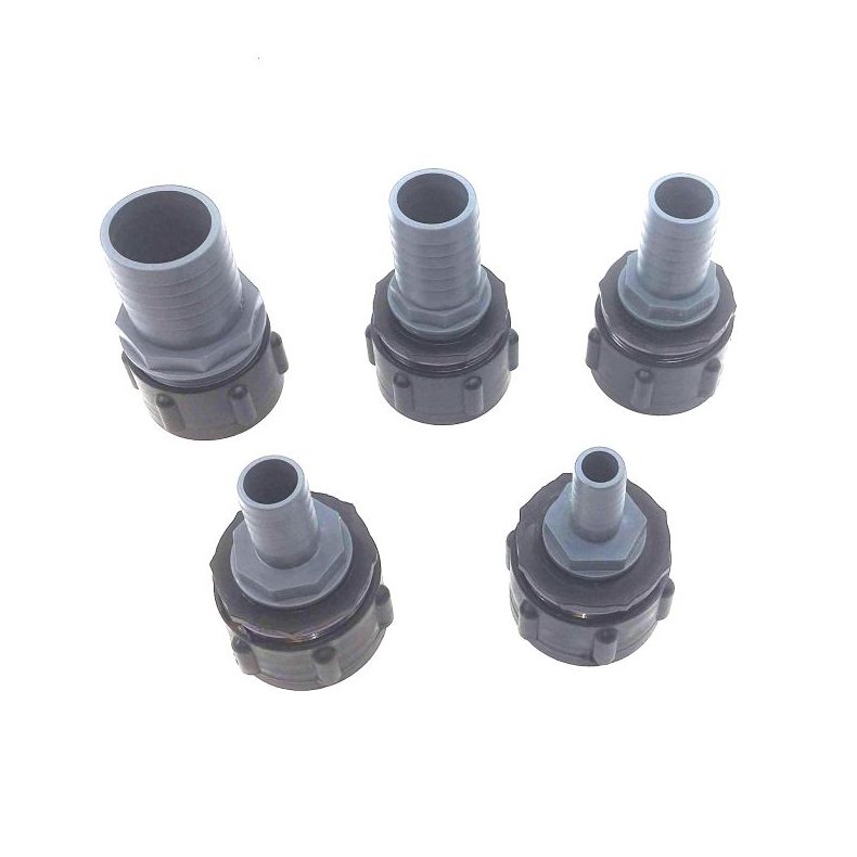 IBC adapter 2" grovgevind med 19 til 50mm slangestuds