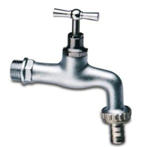 Aftapningshane med butterfly hndtag. 1/2