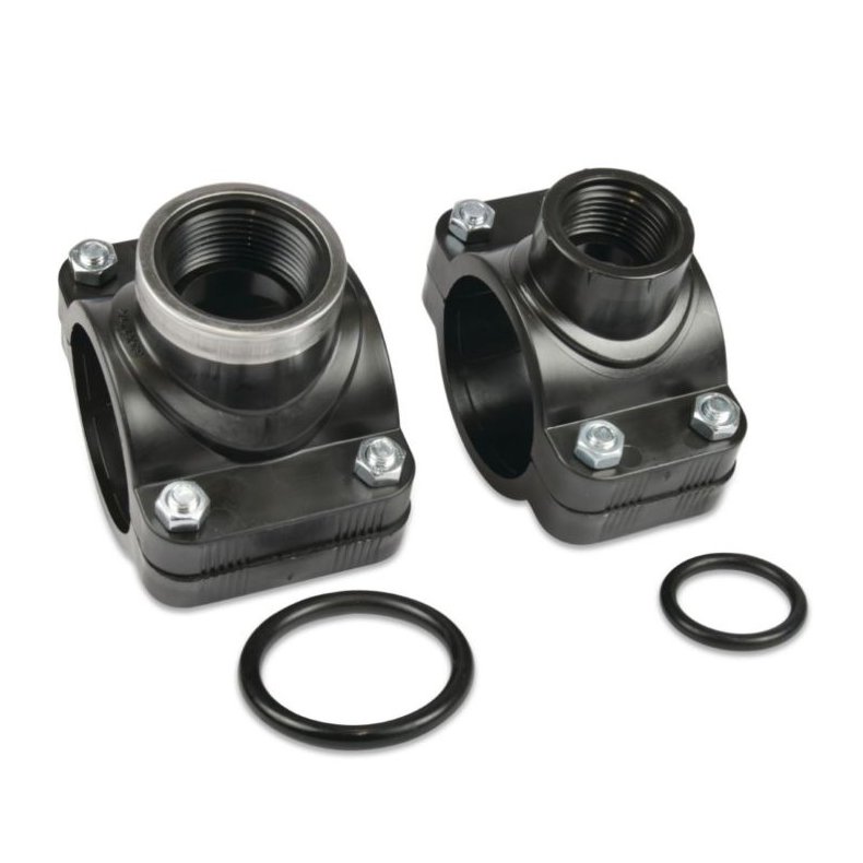 Anboringsb�jle PP  Klemme x Indv. gevind 16bar