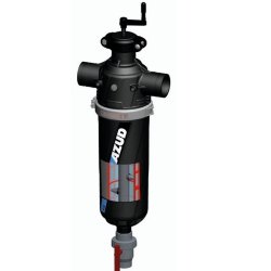 Azud Semi-automatisk filter 2" udv. gevind 130 mikron rustfri st�l 
